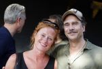 Amsterdam 13 juli 2018
Opening cafe Mimi van actrice Linde van den Heuvel en â€¦. Oda Spelbos met Roeland Fernhout