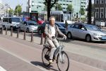 Amsterdam 12 juli 2018
Paul Haenen op de fiets.