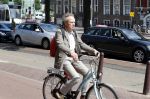 Amsterdam 12 juli 2018
Paul Haenen op de fiets.