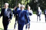 Haarzuilens 20 juni 2018
Haringparty op kasteel de Haar. Pieter v Vollenhoven met Jaap Rost Onnes