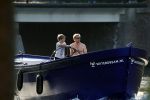 Amsterdam 23 juli 2018
Prins Bernhard jr aan het varen met zijn waterdream en 2 kinderen van hem.