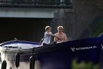 Amsterdam 23 juli 2018
Prins Bernhard jr aan het varen met zijn waterdream en 2 kinderen van hem.