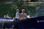 Amsterdam 23 juli 2018
Prins Bernhard jr aan het varen met zijn waterdream en 2 kinderen van hem.