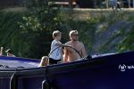 Amsterdam 23 juli 2018
Prins Bernhard jr aan het varen met zijn waterdream en 2 kinderen van hem.