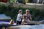 Amsterdam 23 juli 2018
Prins Bernhard jr aan het varen met zijn waterdream en 2 kinderen van hem.