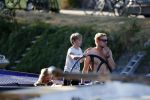 Amsterdam 23 juli 2018
Prins Bernhard jr aan het varen met zijn waterdream en 2 kinderen van hem.