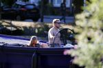 Amsterdam 23 juli 2018
Prins Bernhard jr aan het varen met zijn waterdream en 2 kinderen van hem.