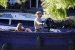 Amsterdam 23 juli 2018
Prins Bernhard jr aan het varen met zijn waterdream en 2 kinderen van hem.