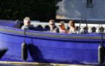 Amsterdam 29 juni 2018
Prins Bernhard jr en zijn  vrouw Prinses Annette borrelen met vrienden op hun boot (waterdream is het merk van de boot). De boot ligt achter hun huis.