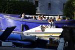 Amsterdam 29 juni 2018
Prins Bernhard jr en zijn  vrouw Prinses Annette borrelen met vrienden op hun boot (waterdream is het merk van de boot). De boot ligt achter hun huis.
