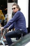 Amsterdam 18 juli 2018
Robert ten Brink op de fiets in Amsterdam