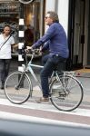 Amsterdam 18 juli 2018
Robert ten Brink op de fiets in Amsterdam