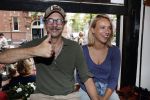 Amsterdam 13 juli 2018
Opening cafe Mimi van actrice Linde van den Heuvel en â€¦. Roeland Fernhout met Jennifer Hoffman