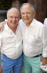 Amsterdam 15 juli 2018
Frits Huffnagel feestje voor zijn 50e verjaardag bij hotel the Grand. Ronnie Tober en Jan Jochems