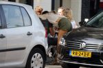 Amsterdam 19 juli 2018
Rick Brandsteder met zijn vriendin Roosje Kuizenga op terras.