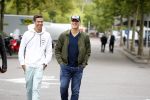 Amsterdam 9 juli 2018
Ruud Gullit met zijn zoon Maxim en Dj Johnny Kelvin.