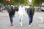 Amsterdam 9 juli 2018
Ruud Gullit met zijn zoon Maxim en Dj Johnny Kelvin.