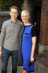 Amsterdam 15 juli 2018
Frits Huffnagel feestje voor zijn 50e verjaardag bij hotel the Grand. Sander Dekker met vrouw