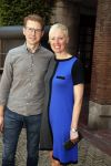 Amsterdam 15 juli 2018
Frits Huffnagel feestje voor zijn 50e verjaardag bij hotel the Grand. Sander Dekker met vrouw