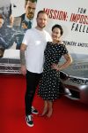 Amsterdam 30 juli 2018
Premiere Mission Impossible in Pathe Arena. Sonja Silva met man Pyke Pos