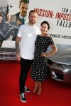 Amsterdam 30 juli 2018
Premiere Mission Impossible in Pathe Arena. Sonja Silva met man Pyke Pos