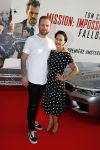 Amsterdam 30 juli 2018
Premiere Mission Impossible in Pathe Arena. Sonja Silva met man Pyke Pos