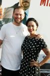 Amsterdam 30 juli 2018
Premiere Mission Impossible in Pathe Arena. Sonja Silva met man Pyke Pos