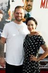 Amsterdam 30 juli 2018
Premiere Mission Impossible in Pathe Arena. Sonja Silva met man Pyke Pos