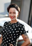 Amsterdam 30 juli 2018
Premiere Mission Impossible in Pathe Arena. Sonja Silva met man Pyke Pos