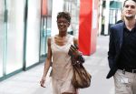 Amsterdam 12 juli 2018
Sylvana Simons loopt met collega door de stopera.