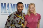 Amsterdam 17 juli 2018
Premiere Mamma mia in Tuschinski. Tarikh Janssen en partner