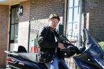 Vinkeveen 29 juni 2018
Thomas Berge op zijn nieuwe MP3 piaggio motor.