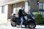 Vinkeveen 29 juni 2018
Thomas Berge op zijn nieuwe MP3 piaggio motor.