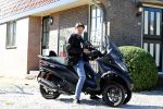 Vinkeveen 29 juni 2018
Thomas Berge op zijn nieuwe MP3 piaggio motor.