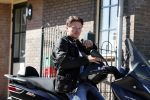 Vinkeveen 29 juni 2018
Thomas Berge op zijn nieuwe MP3 piaggio motor.