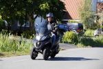 Vinkeveen 29 juni 2018
Thomas Berge op zijn nieuwe MP3 piaggio motor.