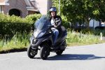 Vinkeveen 29 juni 2018
Thomas Berge op zijn nieuwe MP3 piaggio motor.