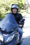 Vinkeveen 29 juni 2018
Thomas Berge op zijn nieuwe MP3 piaggio motor.