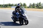 Vinkeveen 29 juni 2018
Thomas Berge op zijn nieuwe MP3 piaggio motor.