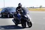 Vinkeveen 29 juni 2018
Thomas Berge op zijn nieuwe MP3 piaggio motor.