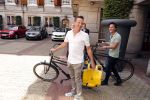 Amsterdam 15 juli 2018
Frits Huffnagel feestje voor zijn 50e verjaardag bij hotel the Grand. Tim Oliehoek met partner