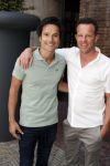 Amsterdam 15 juli 2018
Frits Huffnagel feestje voor zijn 50e verjaardag bij hotel the Grand. Tim Oliehoek met partner