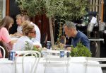 Amsterdam 6 juli 2019
Connie Witteman op terras  met haar vroegere PA Edwin