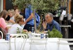 Amsterdam 6 juli 2019
Connie Witteman op terras  met haar vroegere PA Edwin
