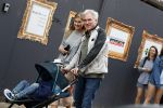 Amsterdam 3 juli 2019
Euvgenia Parakhina met partner Jeroen Jorna en zoon op de pc hooftstraat