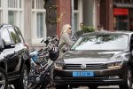 Amsterdam 11 juli 2019
Eva Jinek wordt door taxi thuis opgehaald om naar studio gebracht te worden.
