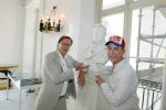Den Haag 26 juli 2019
Binnenkijken op paleis Noordeinde en bij de koninklijke stallen met Frank en Rogier van het sbs6 programma paleis voor een prikkie.