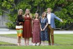 Den Haag 19 juli 2019
Jaarlijkse fotouurtje in de thuisn van Huis ten Bosch . Aanwezig Koning Willem Alexander Koningin Maxima Prinses Amalia Alexia en Ariane.
