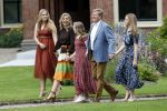 Den Haag 19 juli 2019
Jaarlijkse fotouurtje in de thuisn van Huis ten Bosch . Aanwezig Koning Willem Alexander Koningin Maxima Prinses Amalia Alexia en Ariane.
