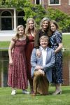 Den Haag 19 juli 2019
Jaarlijkse fotouurtje in de thuisn van Huis ten Bosch . Aanwezig Koning Willem Alexander Koningin Maxima Prinses Amalia Alexia en Ariane.